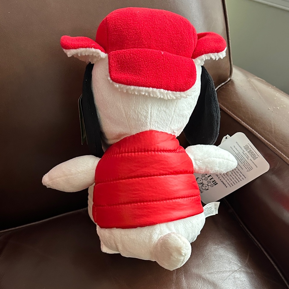 Macy's 2015 Holiday Snoopy Plush with puffer vest - Picture 2 of 10